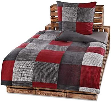 BaSaTex Protex Winter-Bettwäsche-Set (Fleece, Mikrofaser, 135x200/80x80)