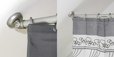 Duschvorhangstange-Adapter für Schrägdächer (Ø28mm)