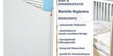 Mariella Babymatratze (70x140 cm): Öko-Tex, Stiftung Warentest Testsieger
