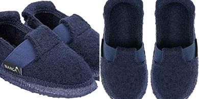 Nanga Kinder Hausschuhe: warme, niedrige Unisex-Slipper