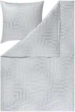 ESTELLA Mako-Interlock Bettwäsche Theo Platin (135x200/80x80 cm)