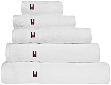 Tommy Hilfiger Legend Handtücher: Weiß, 50x100 cm, 560g/m², Baumwolle