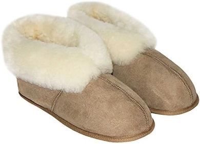 Lammfell Hausschuhe Classic: Warme, bequeme Hausschuhe aus echtem Lammfell.
