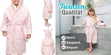 Kinderbademantel Einhorn: 100% Baumwolle, OEKO-TEX®
