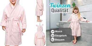 Kinderbademantel Einhorn: 100% Baumwolle, OEKO-TEX®
