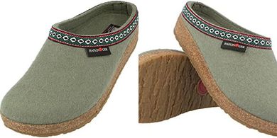 Haflinger Grizzly Filzpantoffel:  Cozy felt slippers.
