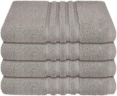 Schiesser Milano Handtücher: 4er Set, 100% Bio-Baumwolle, 50x100cm