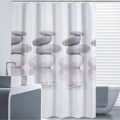 Goldbeing Duschabhänger Grau, schimmel- & wasserabweisend (120x180cm)
