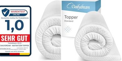 Dailydream Memory Foam Topper 140x200x5cm (Modell M)