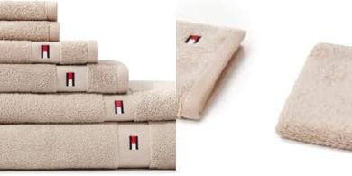 Tommy Hilfiger Sand-farbiges Duschtuch (70x140 cm)