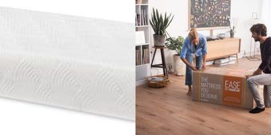 TEMPUR Ease Matratze: 18cm, mittelfest, waschbarer Bezug, 80x200cm