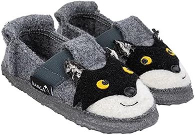 Nanga Kinder Hausschuhe:  Cozy Raccoon Slippers
