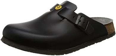 Black Unisex Birkenstock Boston Clogs, Size 42
