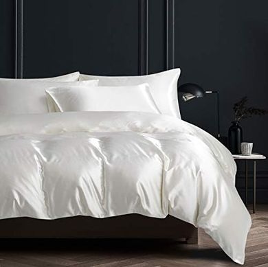 Luxus Satin Bettwäsche-Set (135x200cm, 80x80cm Kissen)
