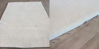 Handgeknüpfter Berber-Wollteppich (Marokko, 60x90cm, 100% Schurwolle)