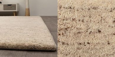 Marokkanischer Berber-Wollteppich (140x200 cm), Jaspe