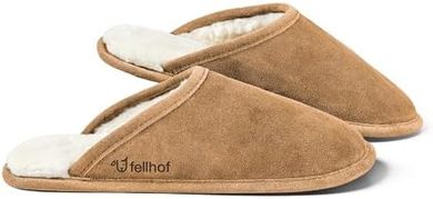 Fellhof Lammfell Hausschuh TRENDY Damen Herren Fell Pantoffeln für Winter & Sommer Hausschuhe aus ECHTEM Lammfell