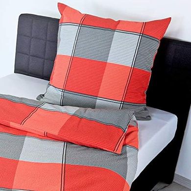 Granat Seersucker Bedding Set, 135x200 & 80x80 cm