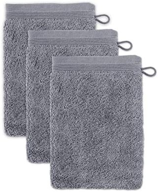 Möve Superwuschel Baumwoll-Waschhandschuhe (3er Set)
