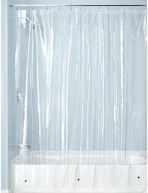 Schimmelresistenter Duschvorhang (180x200cm, Polyester, 12 Ösen)