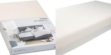 TEMPUR-Fit Jersey-Spannbetttuch (90/100x200/220 cm), creme, waschbar