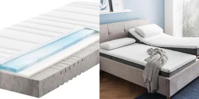 Ravensberger Thermo-Duo Gelmatratze H4 (90x200cm): 7-Zonen Komfort