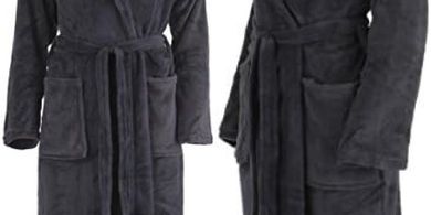 Unisex-Bademantel aus Mikrofaser für Damen & Herren