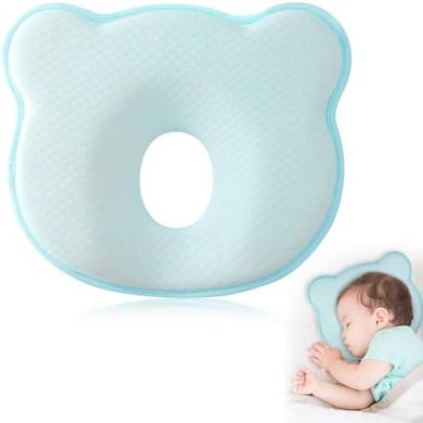 ZHANChen Baby-Kopfkissen (Baumwolle, Memory-Schaum) 0-12 Monate
