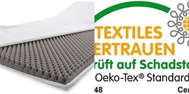 Dibapur OTTO Kaltschaum Topper: 110x200 cm Massagefunktion