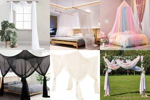 Himmelbett mit Vorhängen: 6 traumhafte Ideen