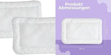 Öko-Tex Baby Kissen (2er Pack, 40x60cm)