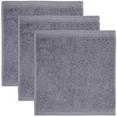 Möve Superwuschel Washcloths: 3-pack, 100% Cotton