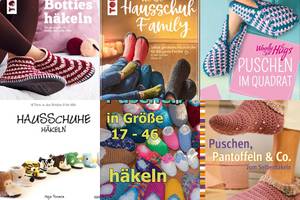 8 kuschelige Hausschuhe häkeln