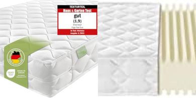 DREAMSTAR Ergo Flex Duo: Orthopädische Kaltschaummatratze (H2/H3, 16cm, Öko-Tex)