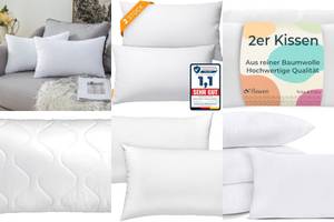 Kuschelkissen 30x50 cm: 10er Pack