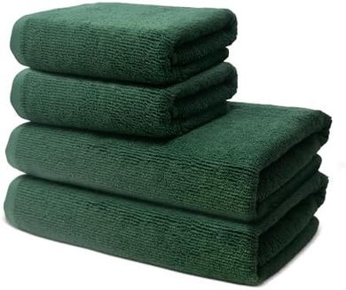 Weichstes 4er-Handtuch-Set aus 100% Baumwolle (70x140/50x100cm) - Öko-Tex