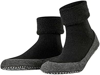 FALKE Herren Cosyshoe: Warme, rutschfeste Wollsocken mit Plüsch.