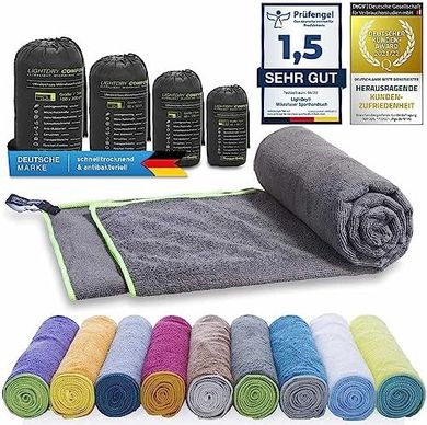 LightDry® Mikrofaser Sport-Reisehandtuch: schnelltrocknend, saugfähig, antibakteriell