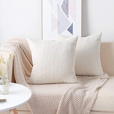 Artscope Kissenbezug-Set (2er, 45x45cm, Cord, Beige)