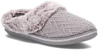 Skechers Damen Hausschuh: Gemütlicher Lagerfeuer- Komfort