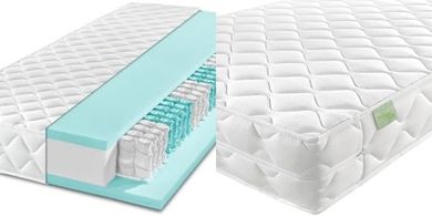 DREAMSTAR Ergo Flex Duo: 7-Zonen Taschenfederkernmatratze (90x200cm, H2/H3, Öko-Tex)