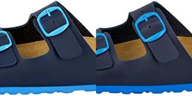 Lico Bioline Kinderpantoffeln Marine/Blau, Größe 38